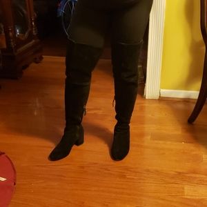 White House Black Market OTK Boots